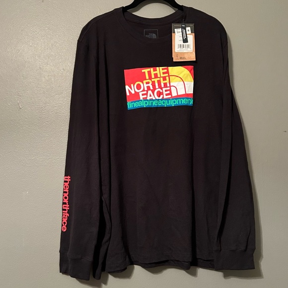 The North Face Tops - NWT The North Face Sz XXL Black Long Sleeve Graphic Alpine Equipment Top Shirt!